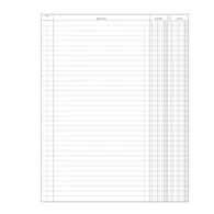 Registro Entrate/Uscite Data Ufficio - 100 Pagine - 24,5x31 cm - DU135800000