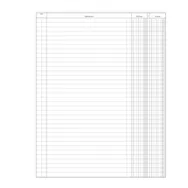 Registro Entrate/Uscite Data Ufficio - 100 Pagine - 24,5x31 cm - DU135800000