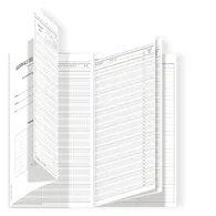 Registro del Professore Data Ufficio - 3 Classi - 17x31 cm - 3425PS000G