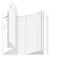 Registro del Professore Data Ufficio - 3 Classi - 17x31 cm - 3425PS000G