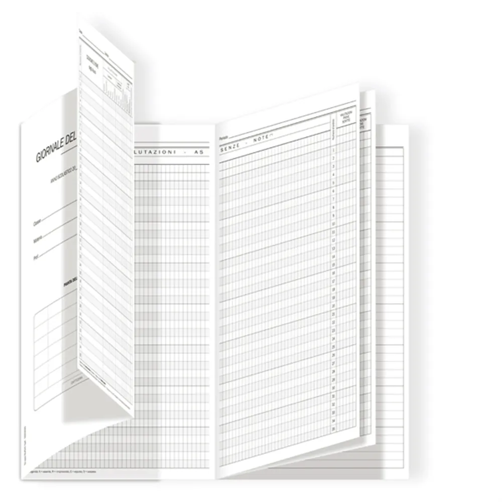 Registro del Professore Data Ufficio - 3 Classi - 17x31 cm - 3425PS000G