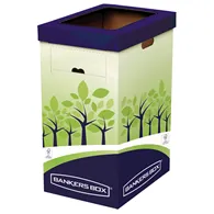 Cestino per Riciclo Fellowes - 31,5x60,8x42,7 cm - 8049202 (Verde e Blu Conf. 2)