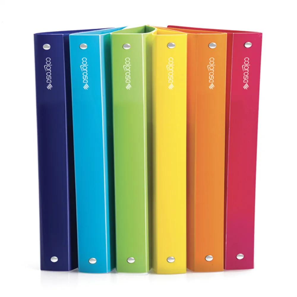 Raccoglitore Colorosa Riplast - A4 - 4 Anelli Tondi 30 mm - 362805 (Assortiti Conf. 24)