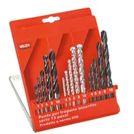 Punte Trapano per Metallo Valex - Misure Assortite - 1461176 (Conf. 15)