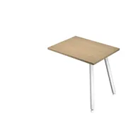 Allungo Laterale per Scrivania Lineare Skinny Metal Artexport - 80x60 cm - 6417-DJA-C-AM (Rovere e Bianco)