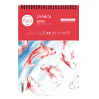 Blocco Schizzi Debutto Musa CWR - A4 - 120 g - 70 Fogli - MU133394 (Bianco Conf. 4)
