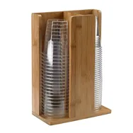 Portabicchieri in Bamboo Leone - 21x11x30 cm - S0105 (Naturale)