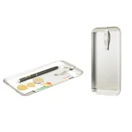 Portaconto in Metallo con Fermaglio Securit - 28,5x9cm - MC-BP-BSS (Acciaio)