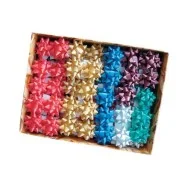 Stelle Adesive per Pacchi Regalo Brizzolari - 50 mm - 00163300 (Assortiti Conf. 100)