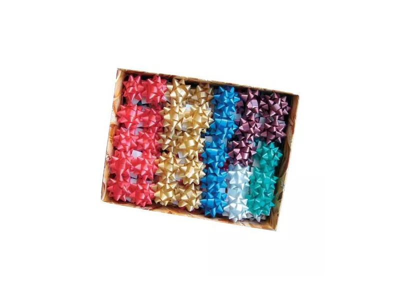 Stelle Adesive per Pacchi Regalo Brizzolari - 50 mm - 00163300 (Assortiti Conf. 100) Stelle Adesive per Pacchi Regalo Brizzolari - 50 mm - 00163300 (Assortiti Conf. 100)