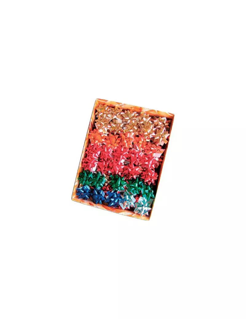 Stelle Adesive per Pacchi Regalo Brizzolari - 50 mm - 00063400 (Assortiti Metallizzati Conf. 100) Stelle Adesive per Pacchi Regalo Brizzolari - 50 mm - 00063400 (Assortiti Metallizzati Conf. 100)