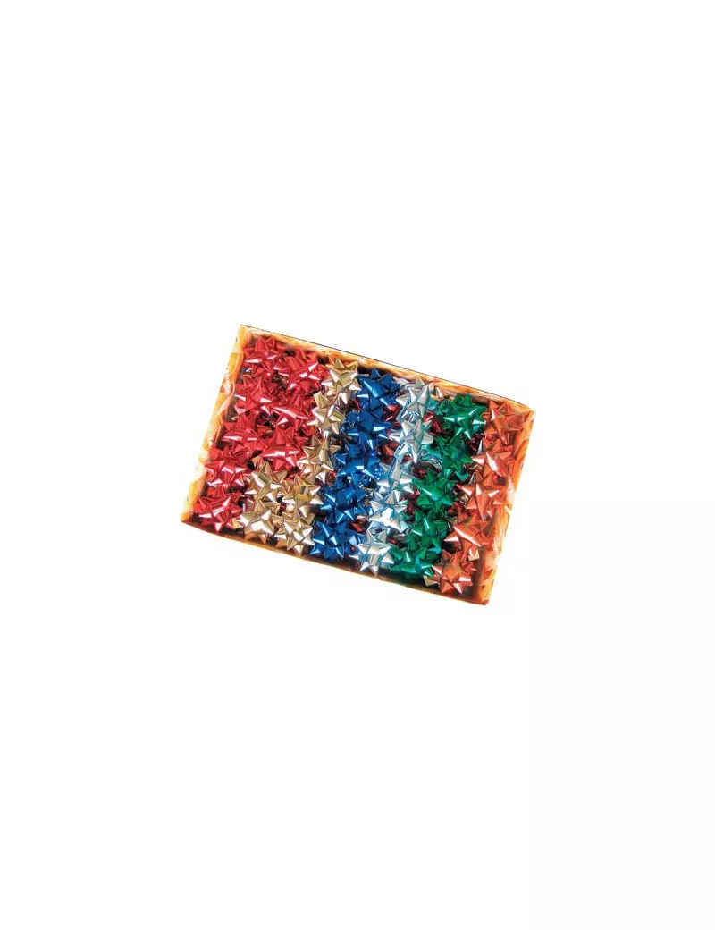 Stelle Adesive per Pacchi Regalo Brizzolari - 65 mm - 00065900 (Assortiti Metallizzati Conf. 100) Stelle Adesive per Pacchi Regalo Brizzolari - 65 mm - 00065900 (Assortiti Metallizzati Conf. 100)