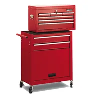 Carrello Portautensili Componibile Garden Friend - 150 kg - C1847220 (Rosso)