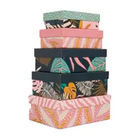Scatola Regalo in Cartone - Dimensioni Assortite - HK-73 (Fantasia Breeze Conf. 5)