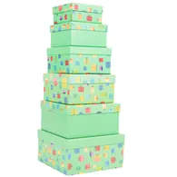 Scatola Regalo in Cartone - Dimensioni Assortite - HK-92 (Fantasia Memento Conf. 6)