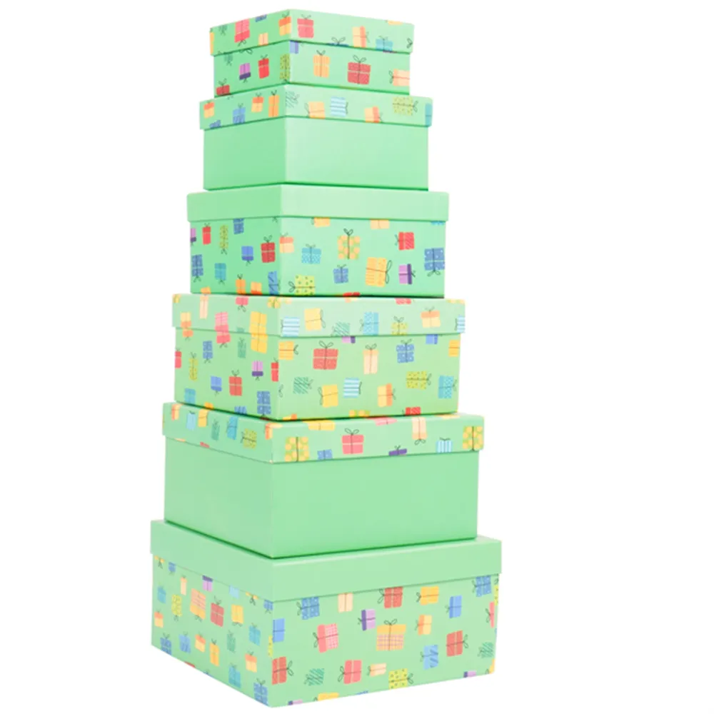 Scatola Regalo in Cartone - Dimensioni Assortite - HK-92 (Fantasia Memento Conf. 6)