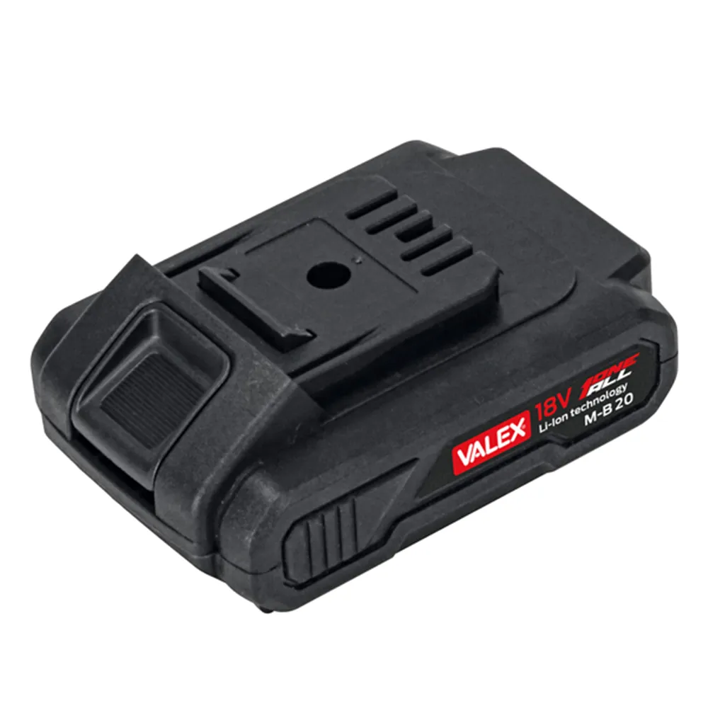 Batteria per Faro LED M-LD 18 Valex - 2 aH - 18 V - 1060158 (Nero)