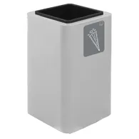 Portaombrelli Cubo Stilcasa - 38x38x65 cm - 94 Litri - PU90F-B06 (Bianco)