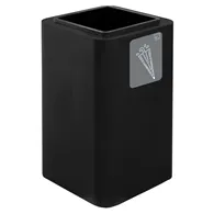 Portaombrelli Cubo Stilcasa - 38x38x65 cm - 94 Litri - PU90F-N06 (Nero)