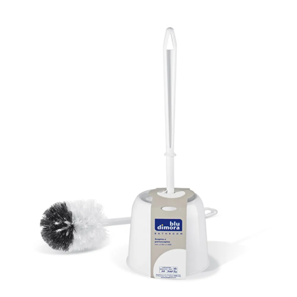 Portascopino in Plastica Blu Dimora - 14x40 cm - 0088C (Bianco)