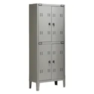 Armadio Spogliatoio in Metallo Tecnical 2 - 4 Posti - 70x35x180 cm - B2+2-G (Grigio)