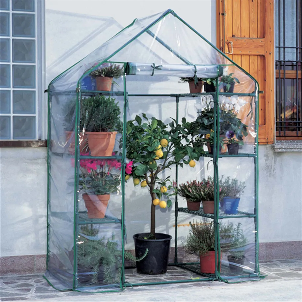 Serra Ibicus Verdemax - 8 Ripiani - 140x73x200 cm - 2516 (Verde e Trasparente)