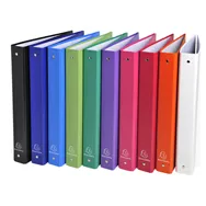 Raccoglitore Foderato in PPL Exacompta - 26x32 cm - 4 Anelli Tondi 30 mm - 51330E (Assortiti Conf. 20)