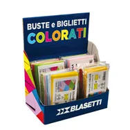 Biglietti e Buste Colorate Blasetti - 7,5x11,2 cm e 9x14 cm - 260 (Assortiti Conf. 25)