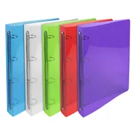 Raccoglitore Crystal Colours Exacompta - 26,8x32 cm - 4 Anelli Tondi 30 mm - 51298E (Assortiti Conf. 20)