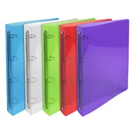 Raccoglitore Crystal Colours Exacompta - 26,8x32 cm - 4 Anelli Tondi 30 mm - 51298E (Assortiti Conf. 20)