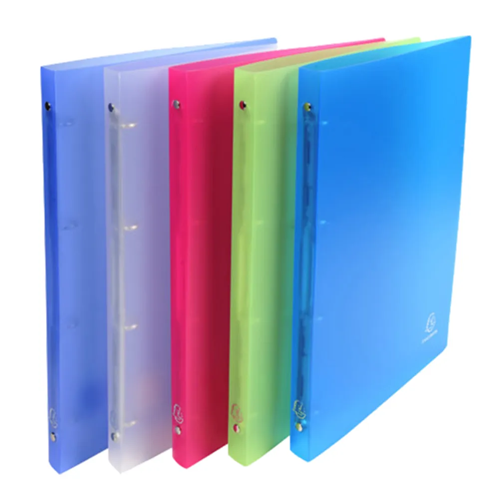 Raccoglitore Crystal Colours Exacompta - 25x32 cm - 4 Anelli Tondi 15 mm - 51169E (Assortiti Conf. 20)