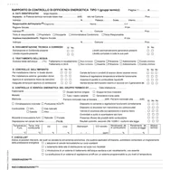 Rapporti di Controllo Efficienza Energetica Emilia Romagna T1 A Edipro - 21,4x29,7 cm - 3 Copie Snap - 25 Pagine - E9097T1