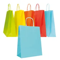 Shopper in Carta Biokraft Mainetti Bags - 18x8x24 cm - 310003443BB25 (Assortiti Primavera/Estate Conf. 25)