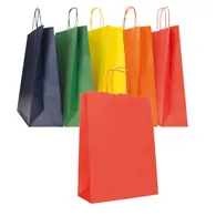 Shopper in Carta Biokraft Mainetti Bags - 45x15x50 cm - 310003447AB25 (Assortiti Autonno/Inverno Conf. 25)