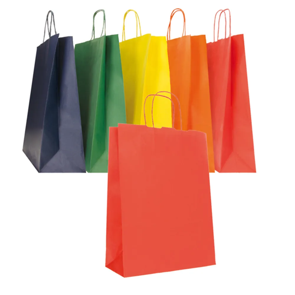 Shopper in Carta Biokraft Mainetti Bags - 45x15x50 cm - 310003447AB25 (Assortiti Autonno/Inverno Conf. 25)