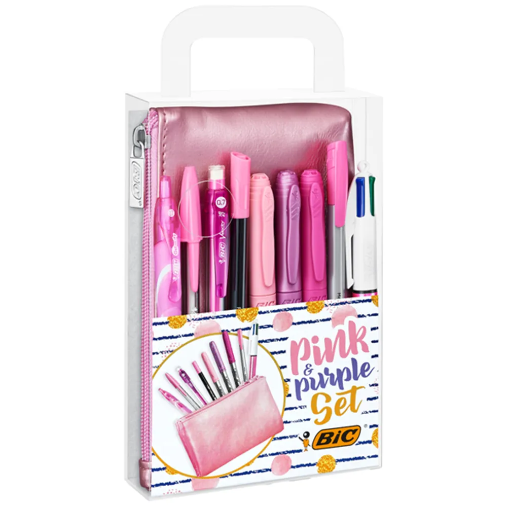 Pink & Purple Set Bic - 9642801 (Assortiti Conf. 9)