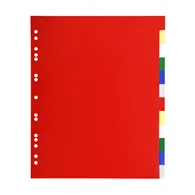 Separatori Neutri in PPL Exacompta - A4 Maxi - 12 Tasti - 93H (Assortiti Conf. 50)