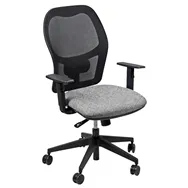 Sedia Operativa Hubble Unisit - Tessuto Eco - HUHU/BR/EI (Grigio Chiaro)