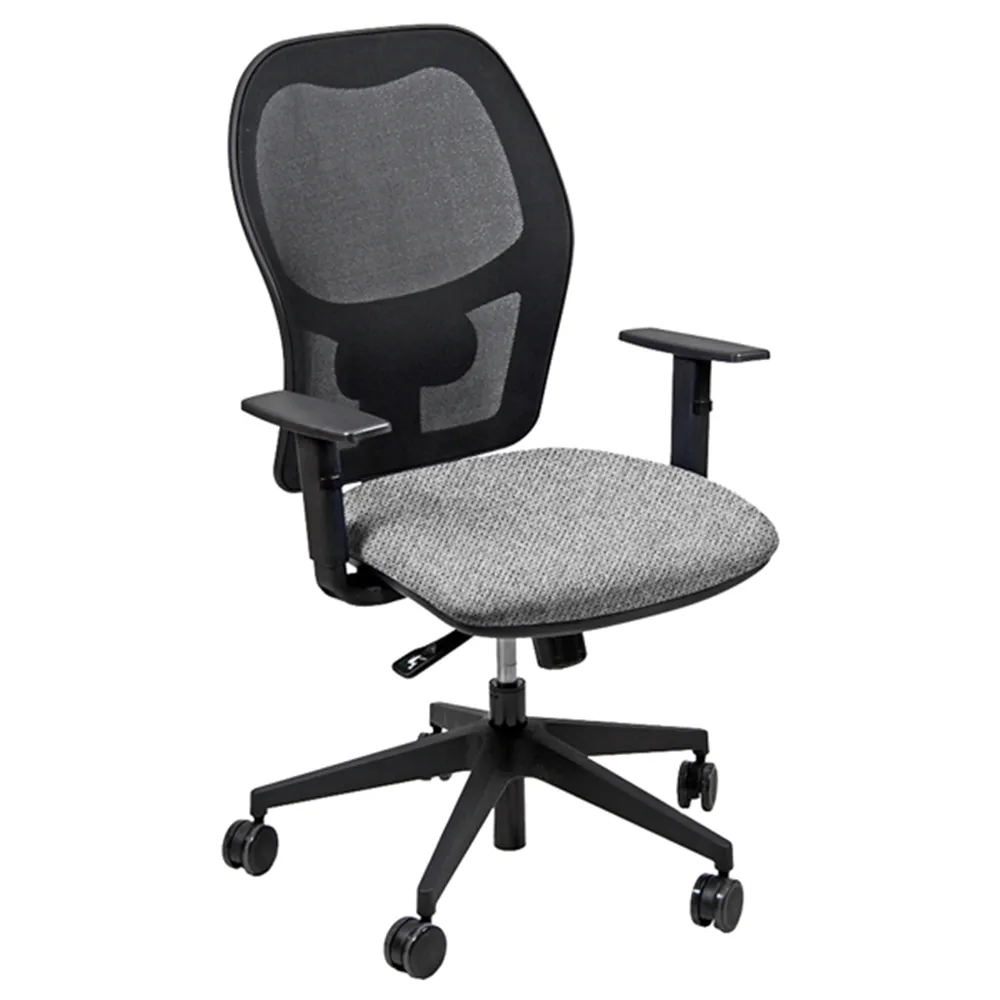 Sedia Operativa Hubble Unisit - Tessuto Eco - HUHU/BR/EI (Grigio Chiaro)