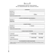 Modulo per Conferimento o Revoca del Cassetto Fiscale Edipro - 21x29,7 cm - E0019 (Conf. 10)