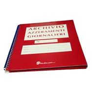 Cartella Azzeramenti Giornalieri Sabacart - per Rotoli da 57 mm - 13 Pagine - 21x29,7 cm - C6MAZZ