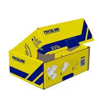 Scatola Automontante Postal Box S Blasetti - 26x19x10 cm - 0421 (Giallo e Blu)