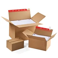 Scatola per Spedizioni Colompac - 44,5x31,5x18-30 cm - CP141.301 (Avana Conf. 10)