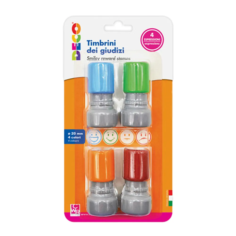Timbrini dei Giudizi Deco CWR - 10 mm - 12655 (Assortiti Conf. 4) Timbrini dei Giudizi Deco CWR - 10 mm - 12655 (Assortiti Conf. 4)