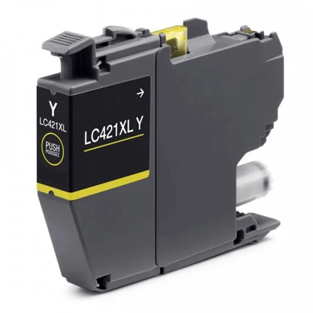 Cartuccia Compatibile Brother LC-421XLY (Giallo 500 pagine)