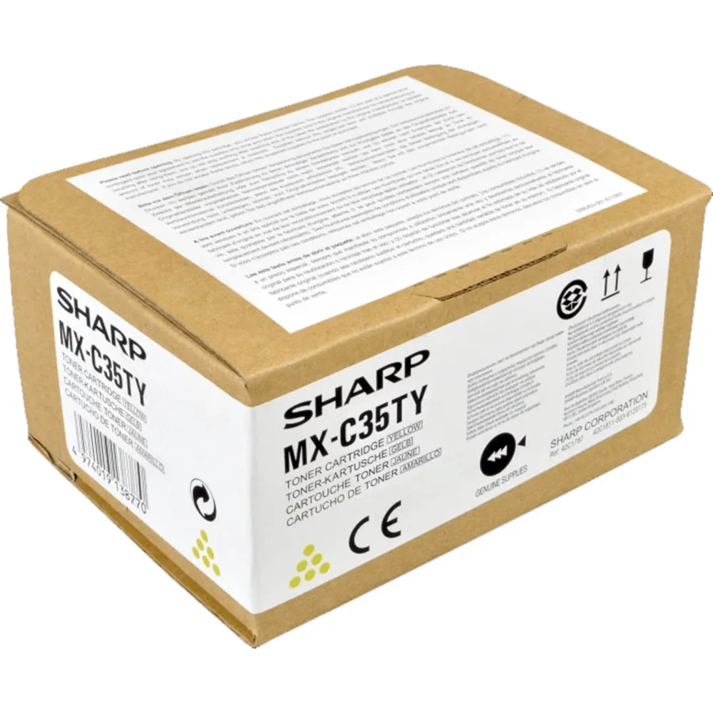 Toner Originale Sharp MX-C35TY (Giallo 6000 pagine)