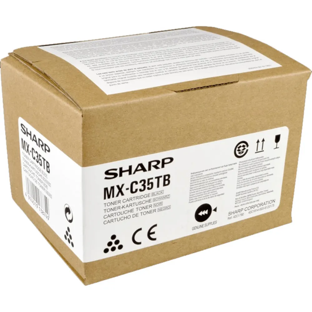 Toner Originale Sharp MX-C35TB (Nero 9000 pagine)