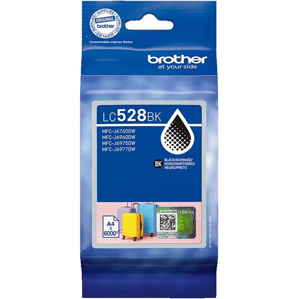 Cartuccia Originale Brother LC-528BK (Nero 6000 pagine)