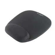 Tappetino Mouse in Schiuma con Poggiapolsi Kensington - 9,4x13x1,4 cm - 62384 (Nero)