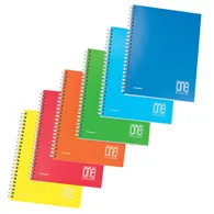 Quaderno Spiralato One Color PP Blasetti - A4 - 1 Rigo senza Margini - 7665 (Assortiti Conf. 6)